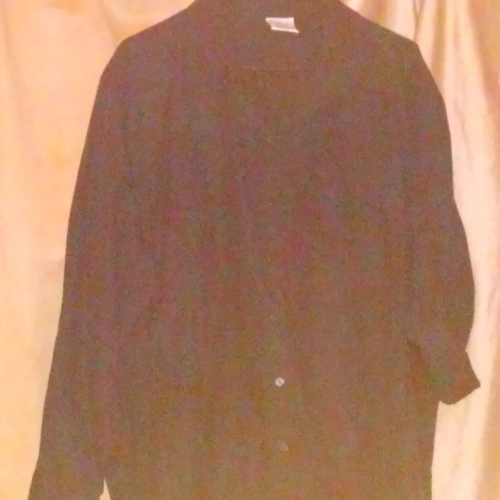Women's plus size black blouse